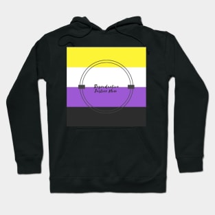 Reproductive Justice Now Nonbinary Flag Hoodie